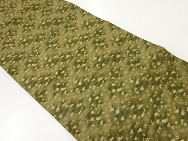 アンティーク　松模様織出し名古屋帯（材料）